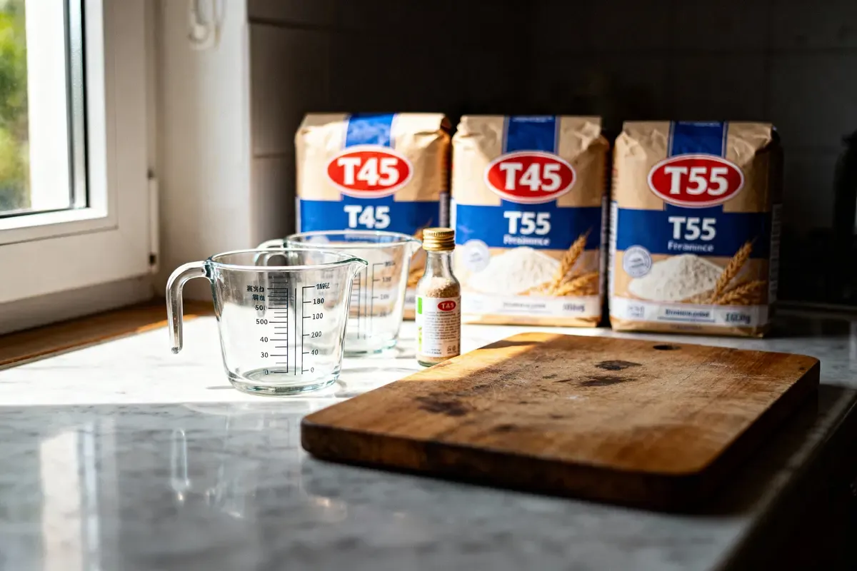 Diff&eacute;rentes farines pour p&acirc;te &agrave; pizza