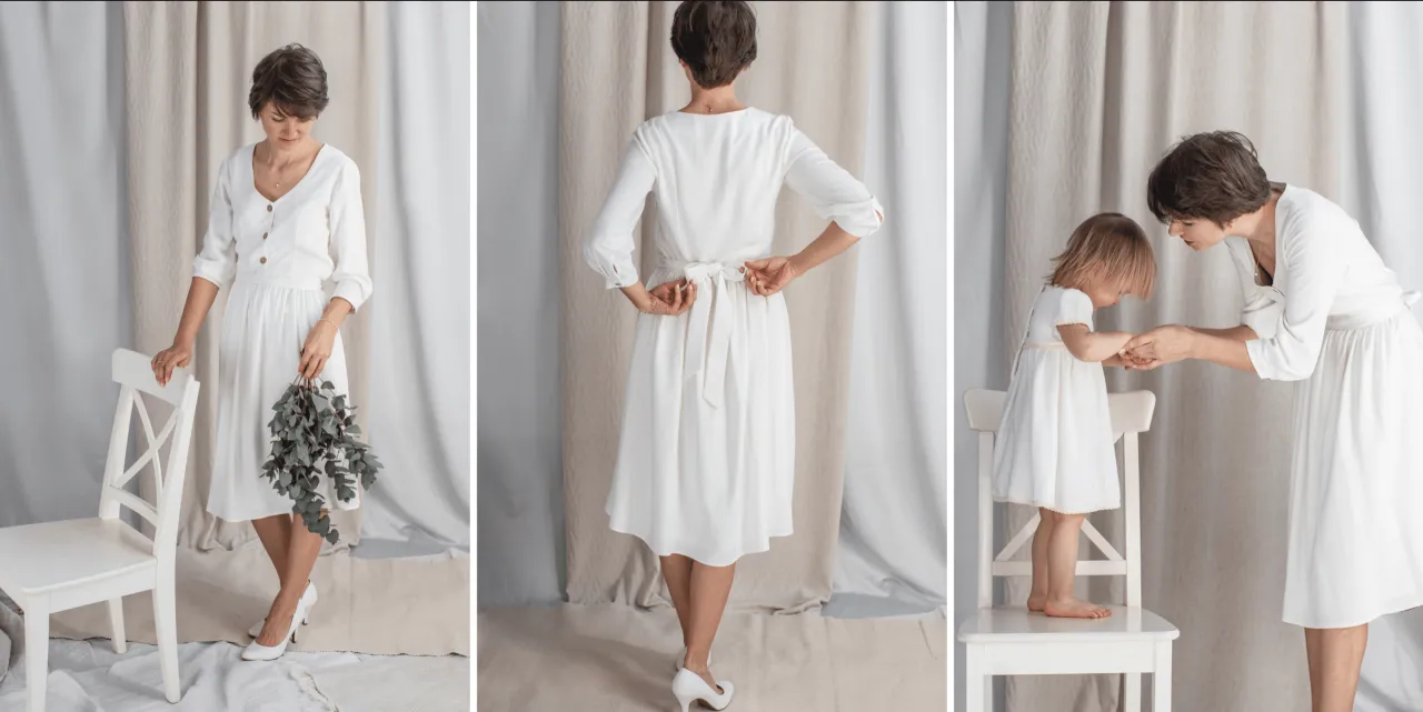 Stylizacje na chrzciny dla mamy karmiącej