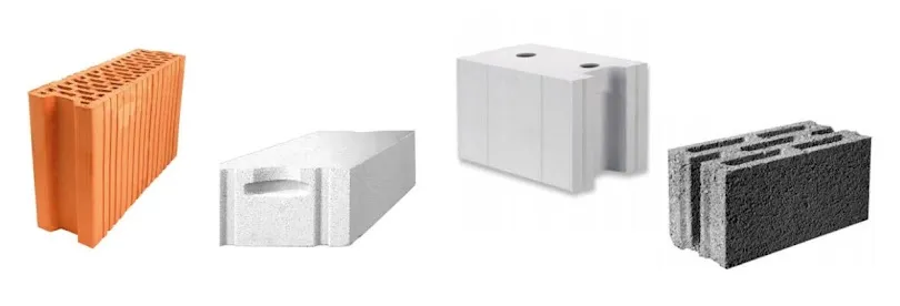 materiały budowlane na ściany beton kom&oacute;rkowy ceramika silikaty