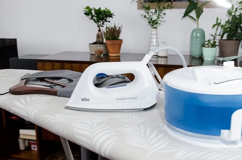 prasowanie wełny żelazkiem z parą