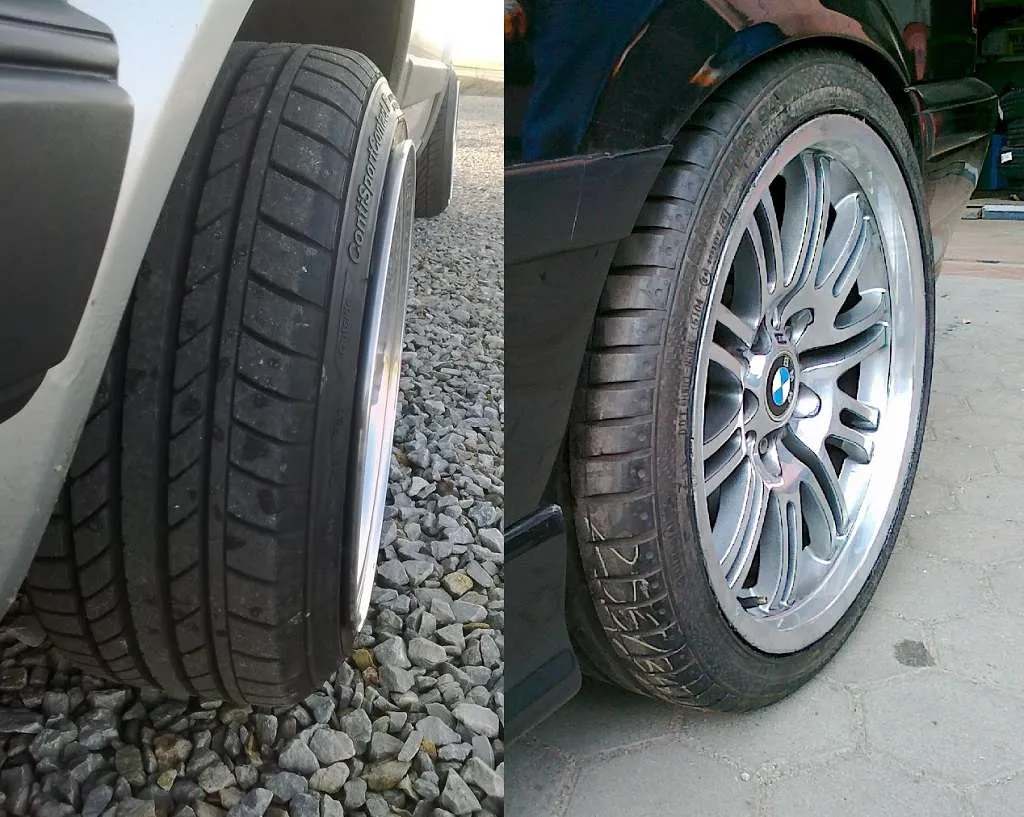 Naciąg opony na feldze niebezpieczeństwa