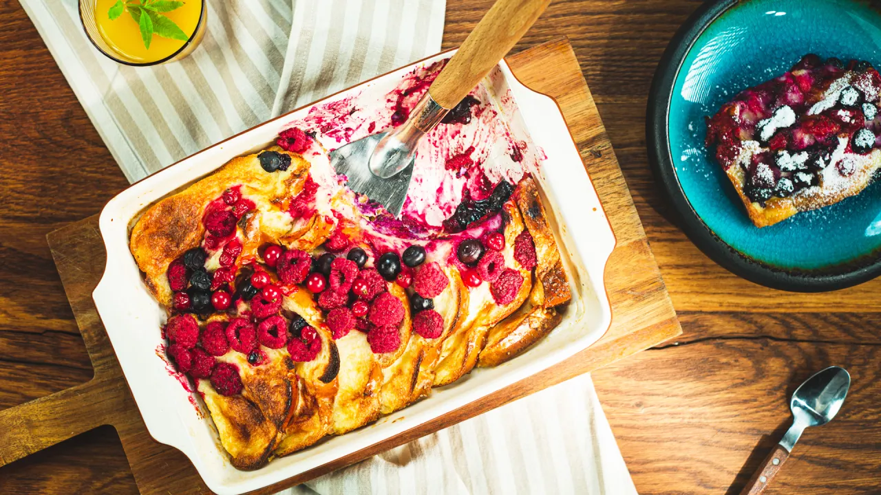 desery z czerstwego chleba