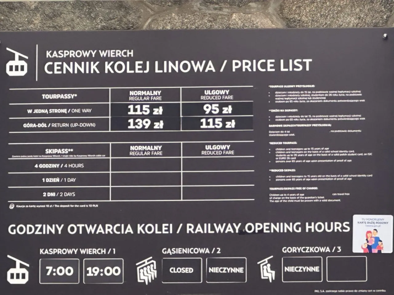 Kasprowy Wierch kolejka linowa