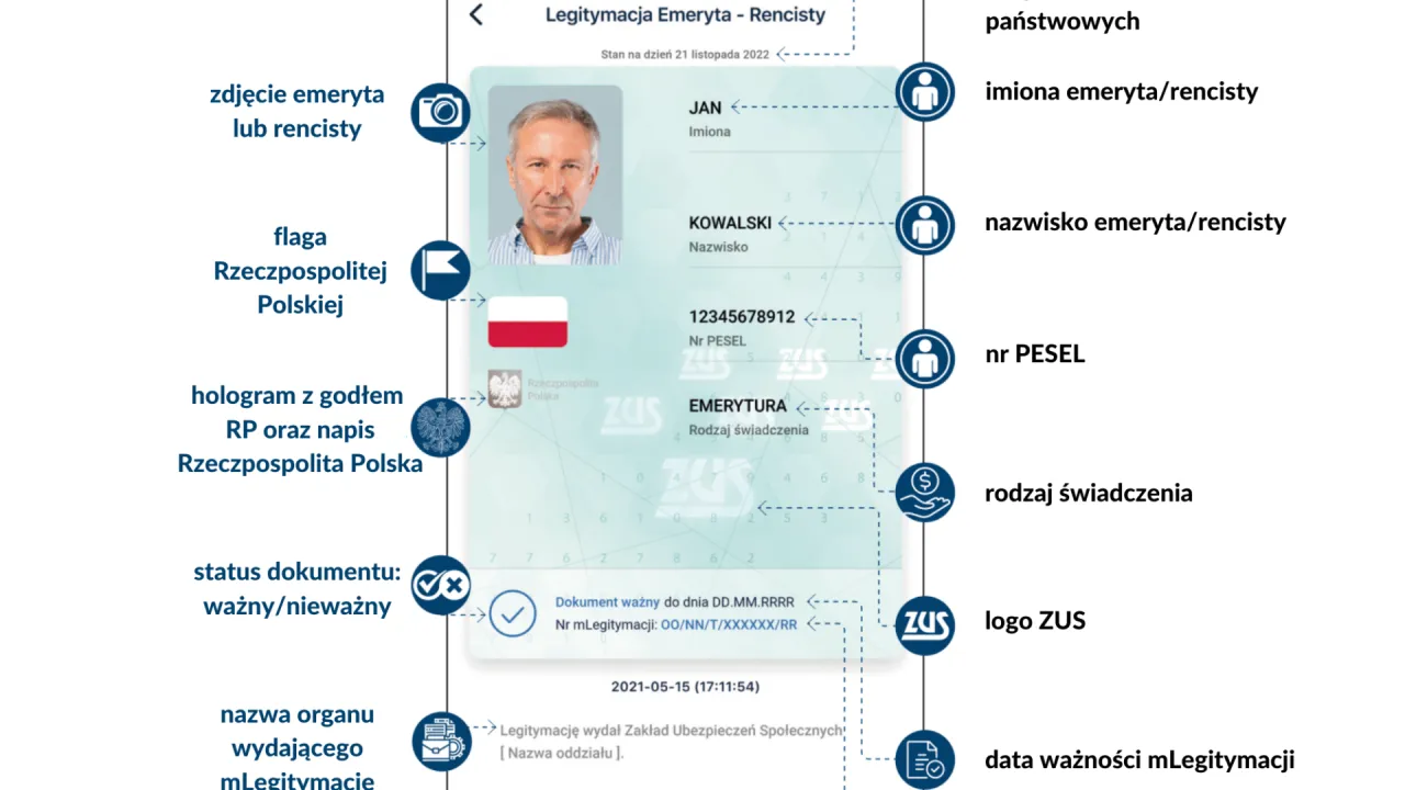 Rodzaje rent ZUS infografika
