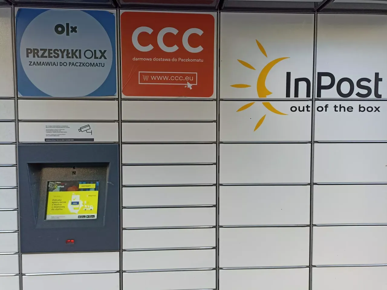 InPost Paczkomat skanowanie kodu QR