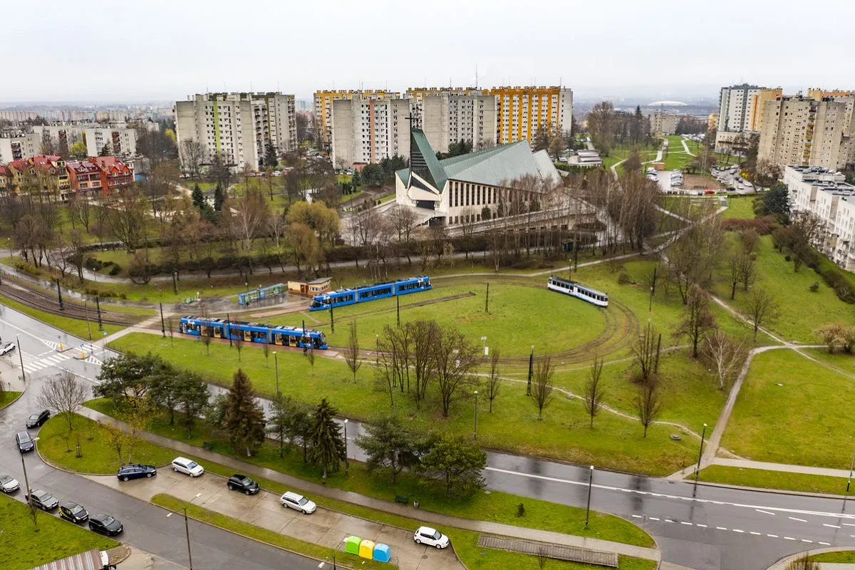 Ścieżki rowerowe Krak&oacute;w Mistrzejowice