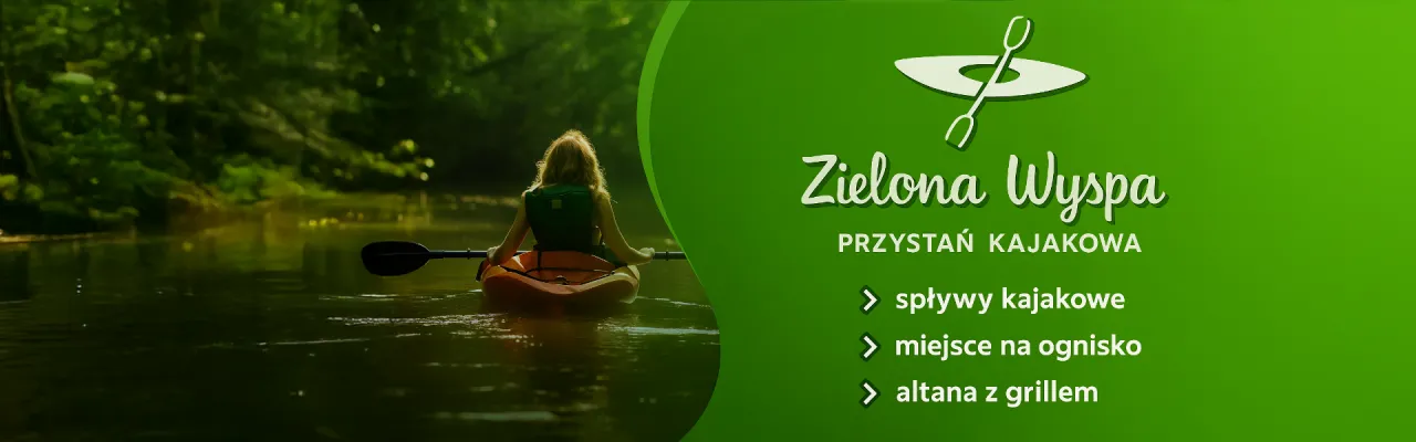 spływ kajakowy Tanew Zielona Wyspa Zagać