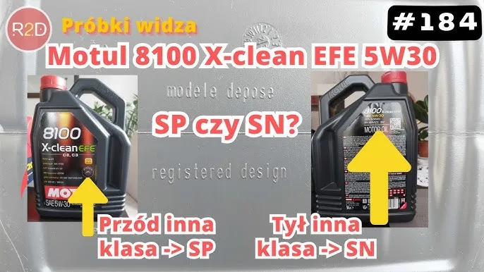 Motul 8100 5w30 opakowanie oryginalne vs podr&oacute;bka