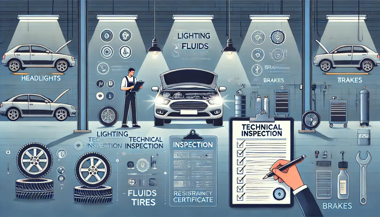 mandat za brak przeglądu samochodu