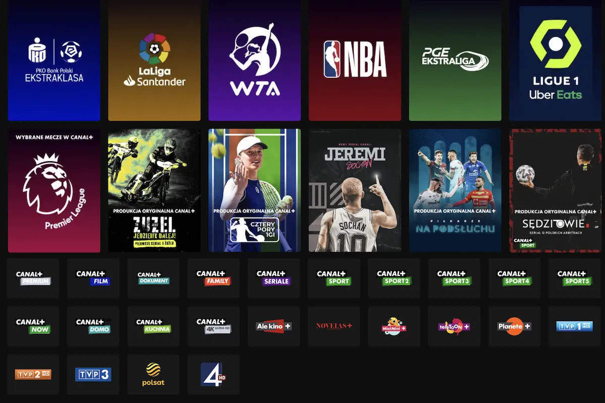 Canal+ Online oferta sportowa