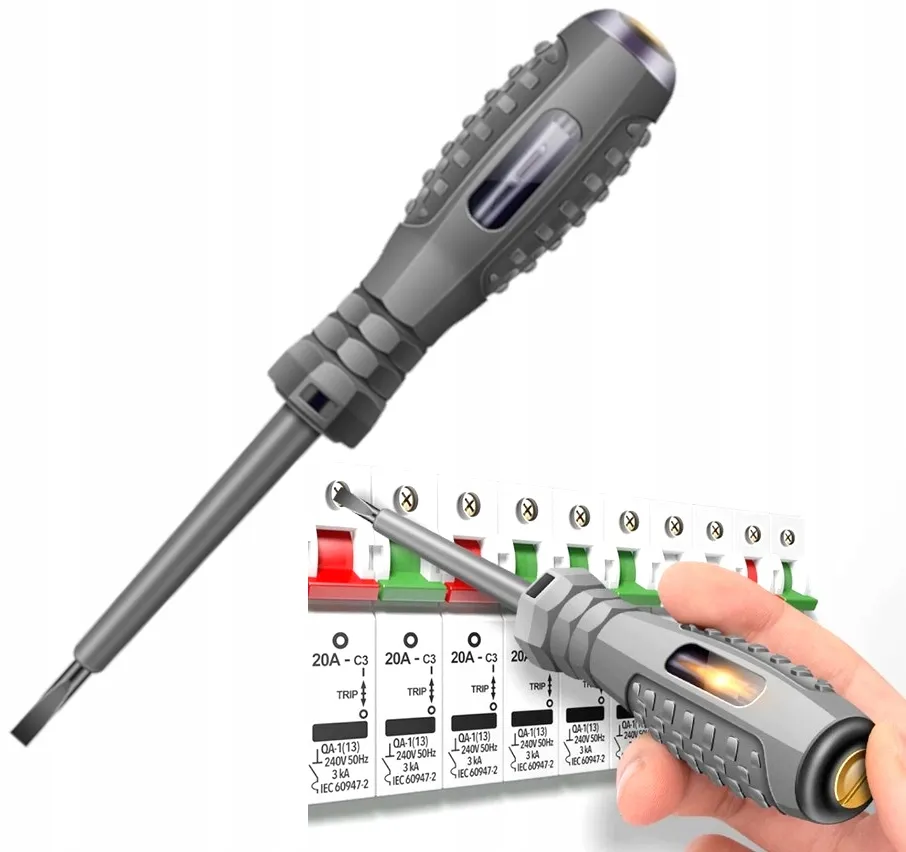 pr&oacute;bnik napięcia i narzędzia elektryczne