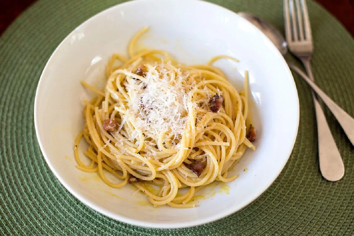 składniki prawdziwej carbonary