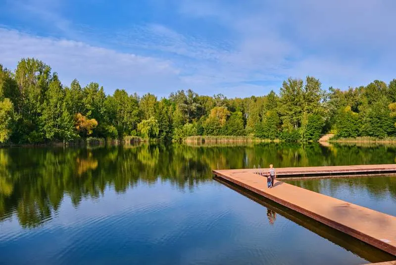 Park Wypoczynkowy Lisiniec plaża Częstochowa