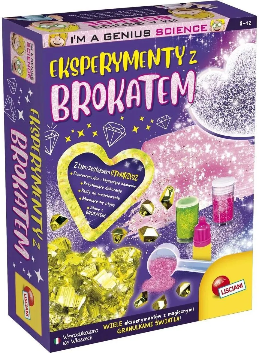 Zdjęcie Eksperymenty z brokatem: kreatywne zabawy, które zachwycą dziewczynki
