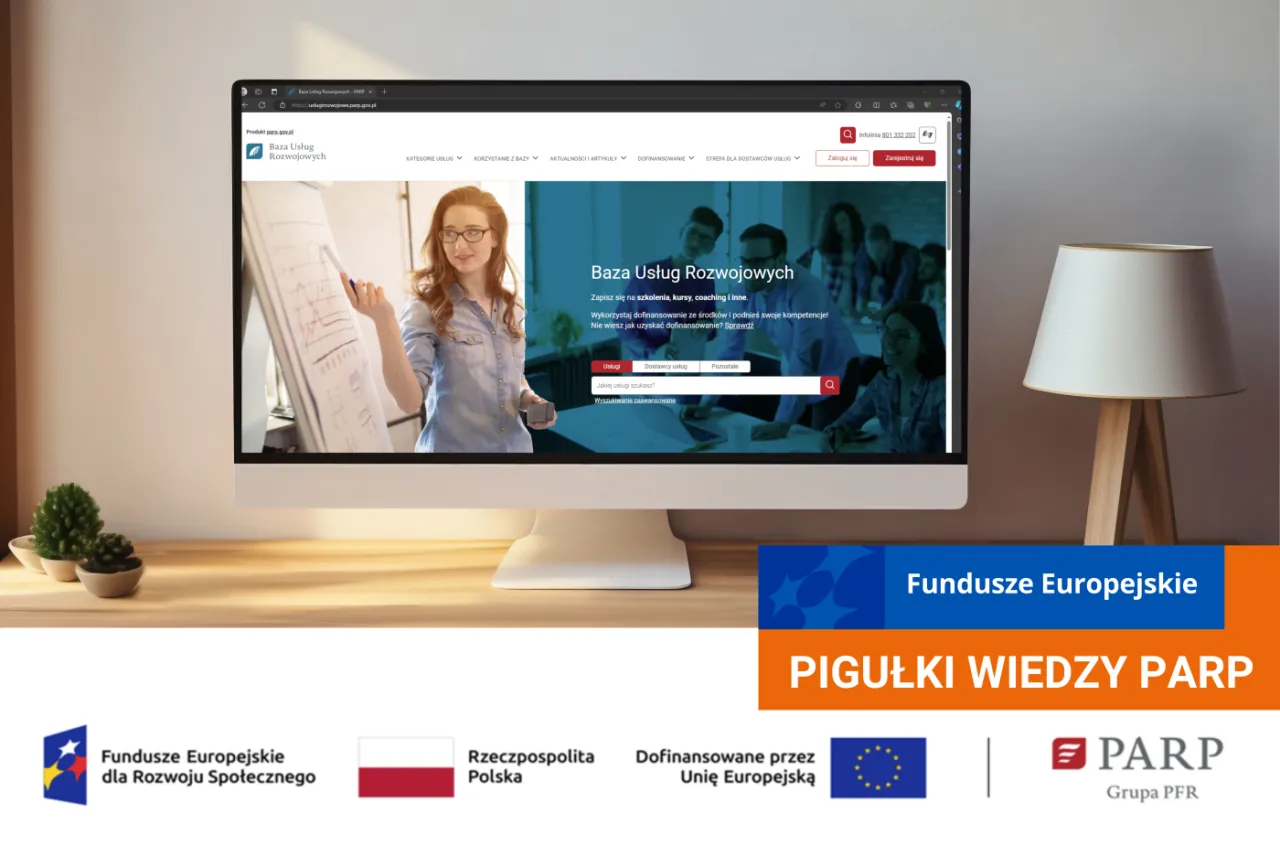 Baza Usług Rozwojowych logo PARP