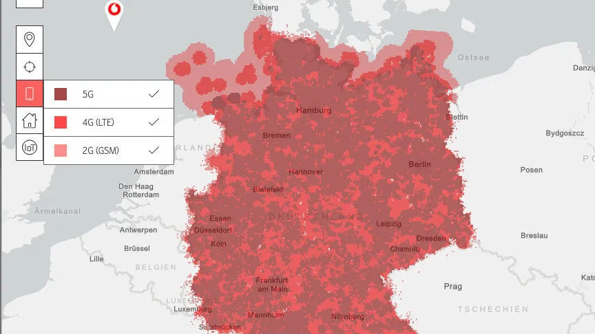 5G Netzabdeckung Deutschland