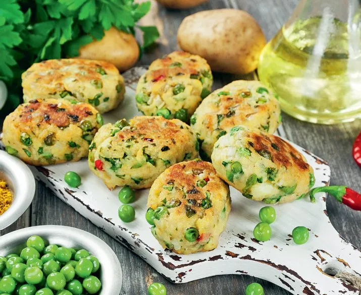 dania wegetariańskie, kotlety warzywne, wege obiad