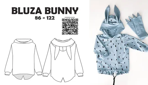 Przykładowe wykroje bluzy dziecięcej PDF
