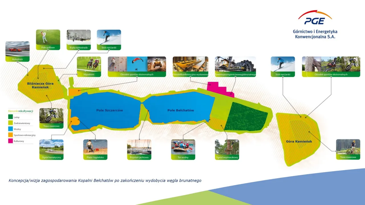 Elektrownia Bełchatów z lotu ptaka