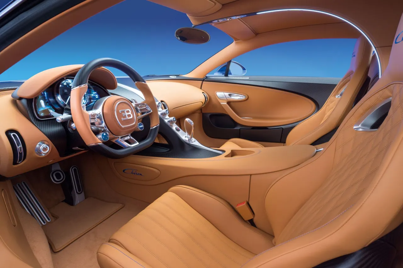 Bugatti Chiron interior