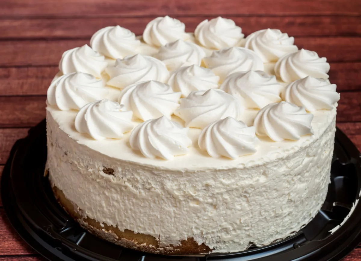 stabilny krem z mascarpone i mleka skondensowanego na torcie