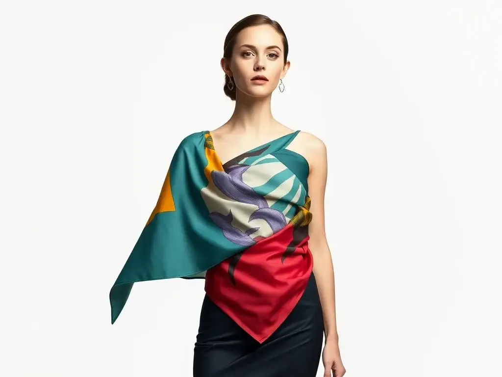 różne style bluzek z chusty