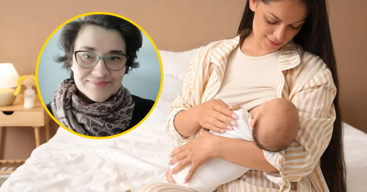 doradca laktacyjny wspierający matkę karmiącą