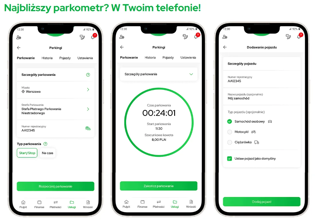 ekran aplikacji bankowej lokata mobilna