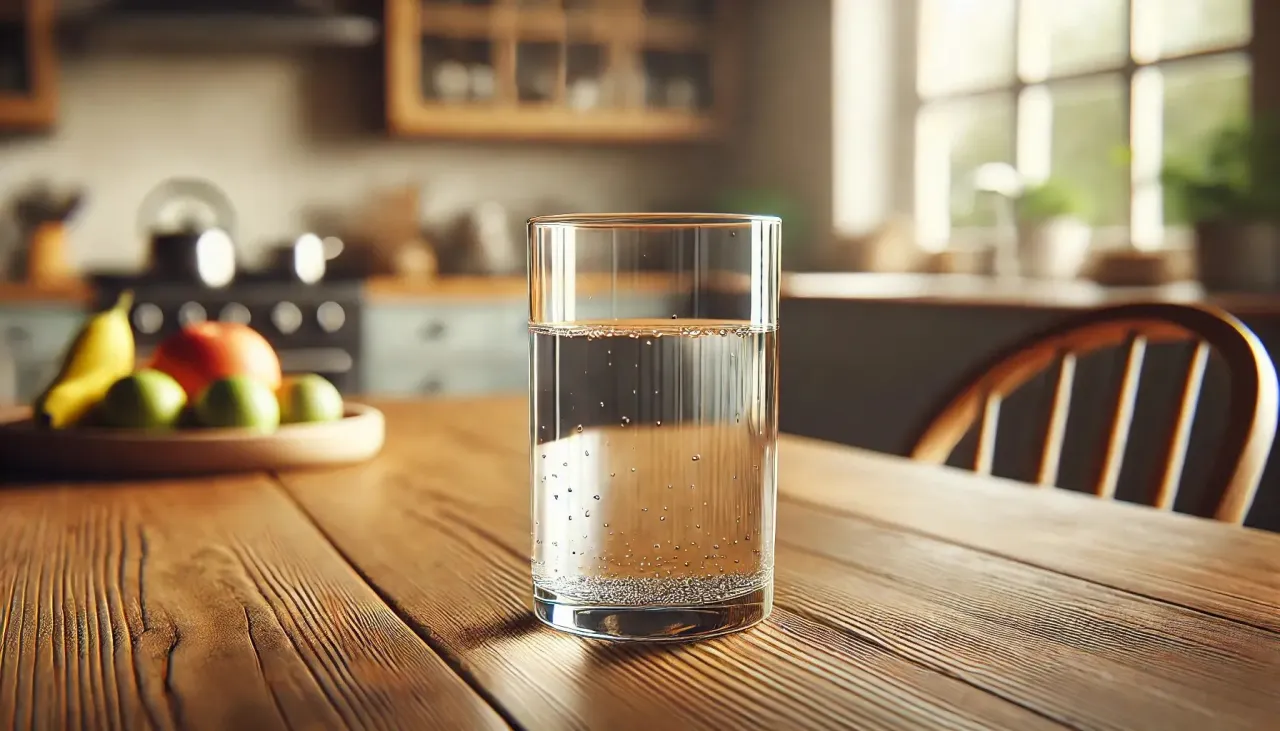 Szklanka wody niegazowanej