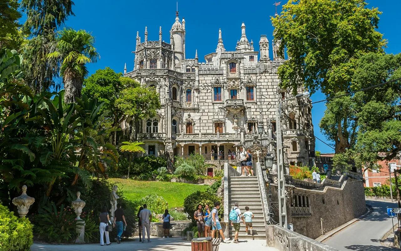 Pałac Pena Sintra Quinta da Regaleira ogrody