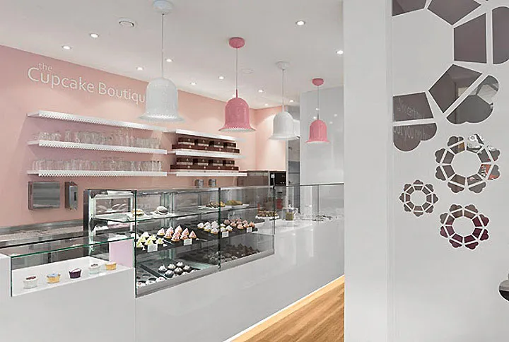 Spezialisierte Dessert Boutique Interieur