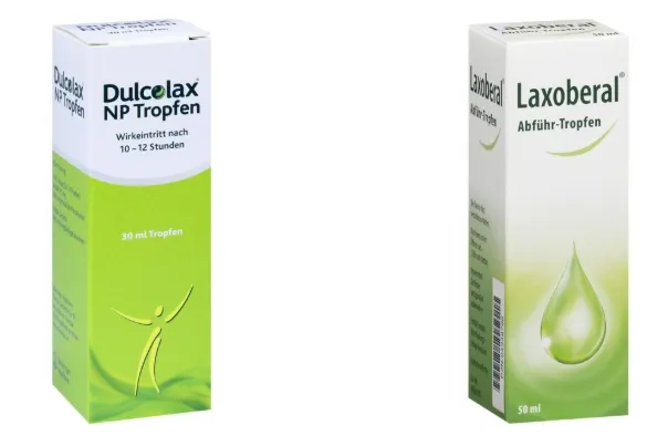 verschiedene Abführmittel Wirkstoffe Übersicht