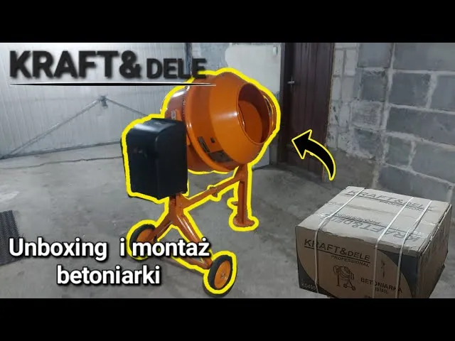 schemat montażu betoniarki DIY