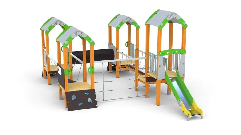 bezpieczny plac zabaw dla dzieci, certyfikowane urządzenia na placu zabaw