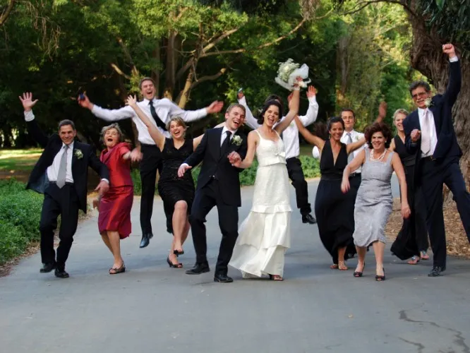 eleganccy goście na weselu