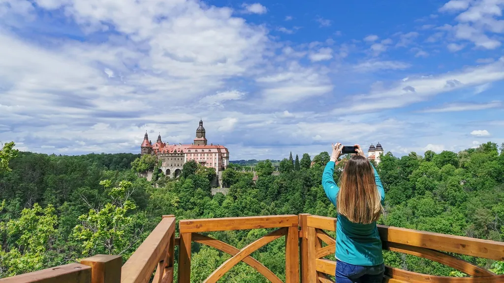 Zamek Książ Wałbrzych panorama