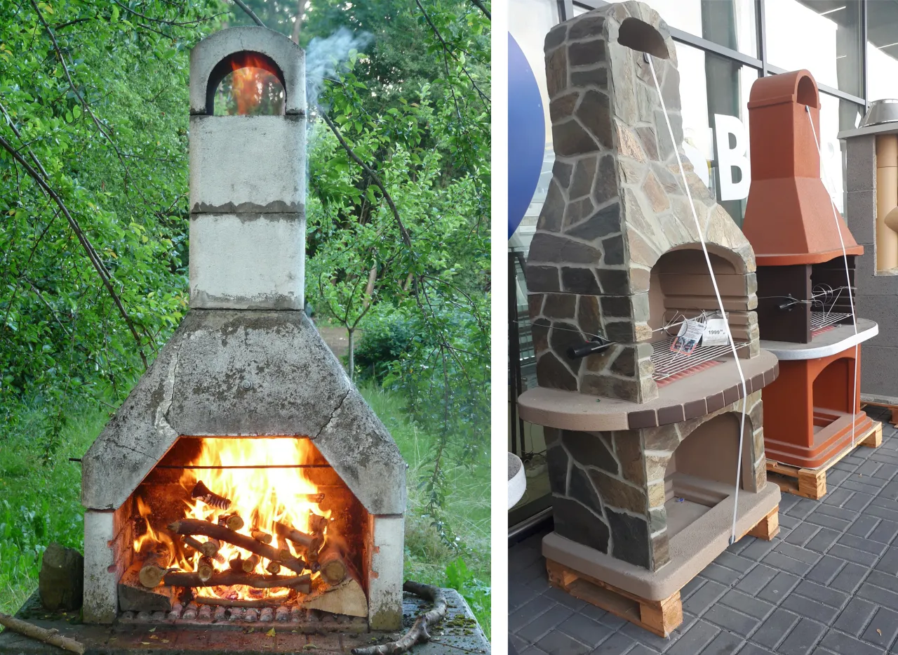 Grill betonowy w ogrodzie inspiracje