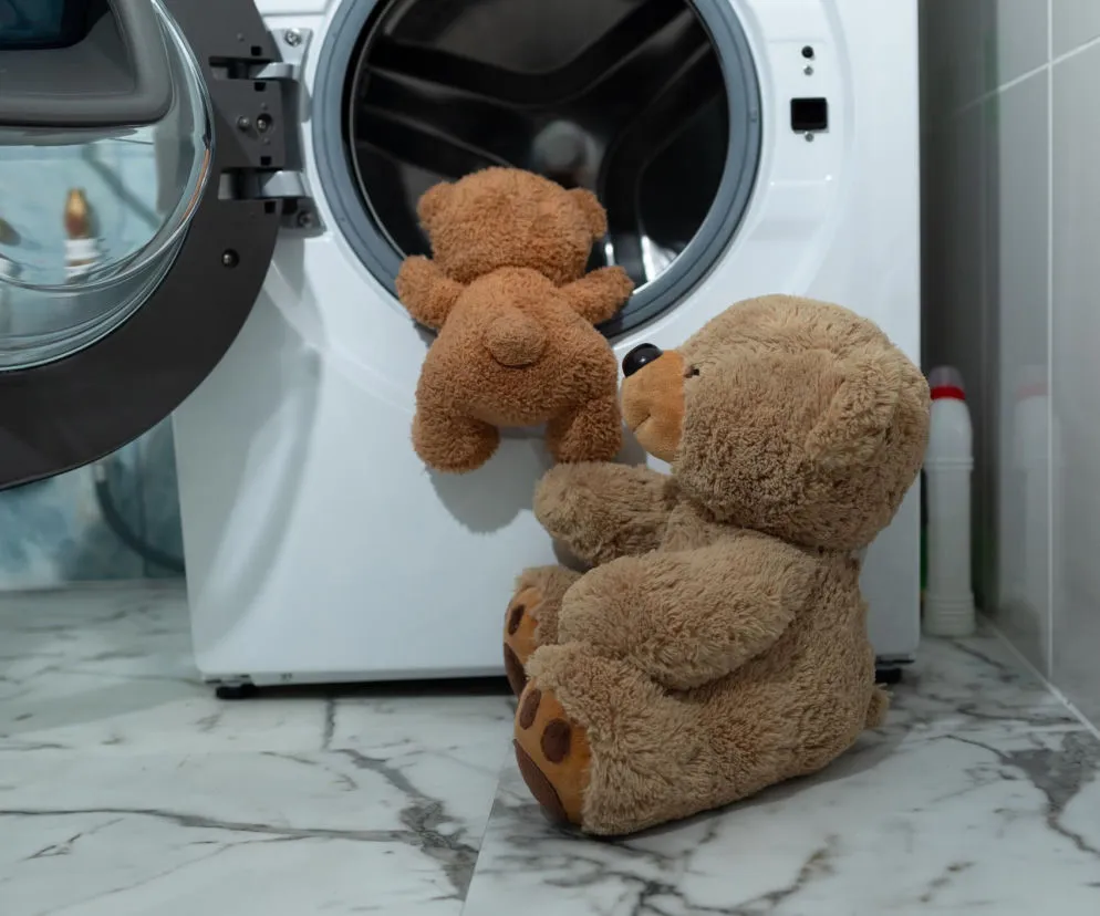 pluszaki w pralce siatka