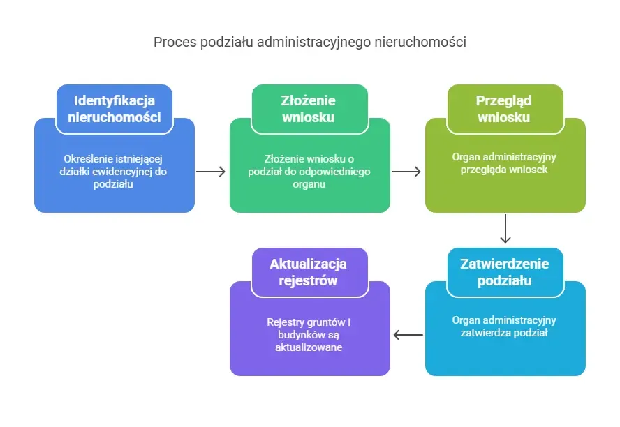 koszt podziału działki infografika