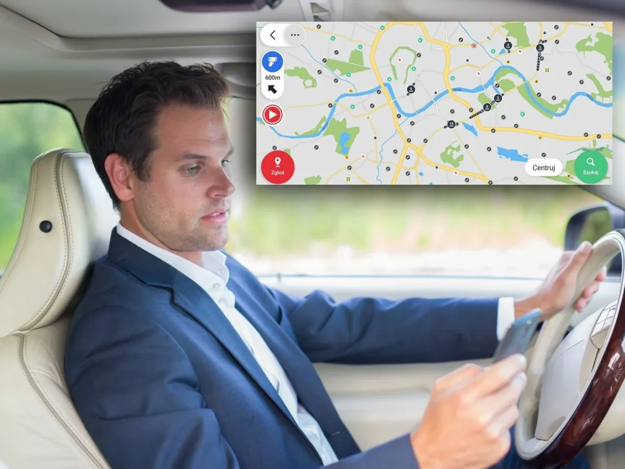 Mapa europy legalność antyradar&oacute;w aplikacji