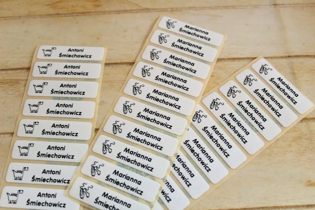 podpisywanie ubrań do żłobka