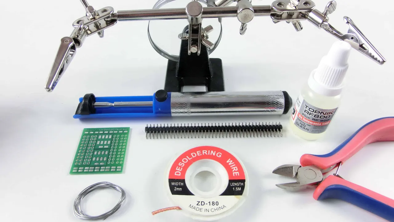 Narzędzia do lutowania dla początkujących