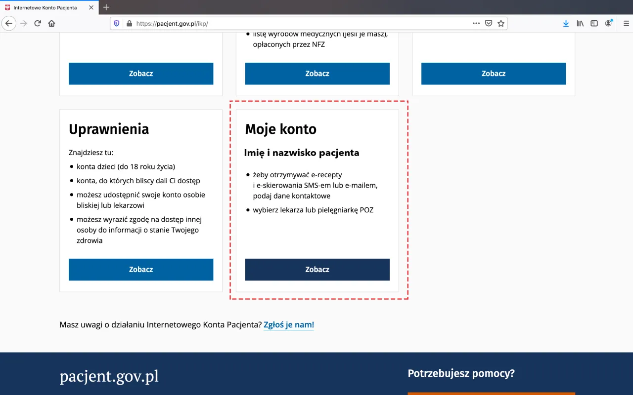 Pacjent zmienia lekarza rodzinnego
