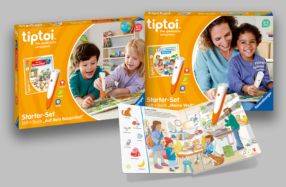 tiptoi starter set vs einzelbuch