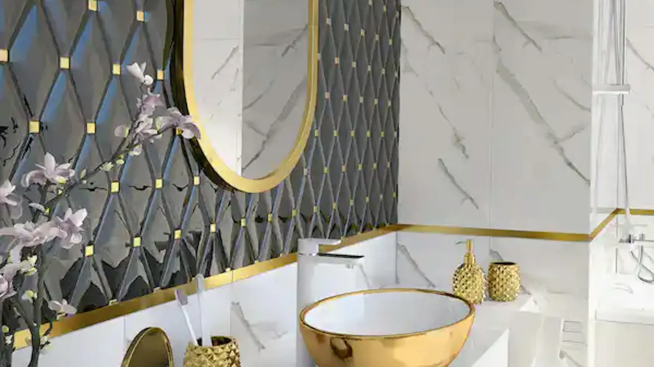 złote dodatki łazienkowe trwałość