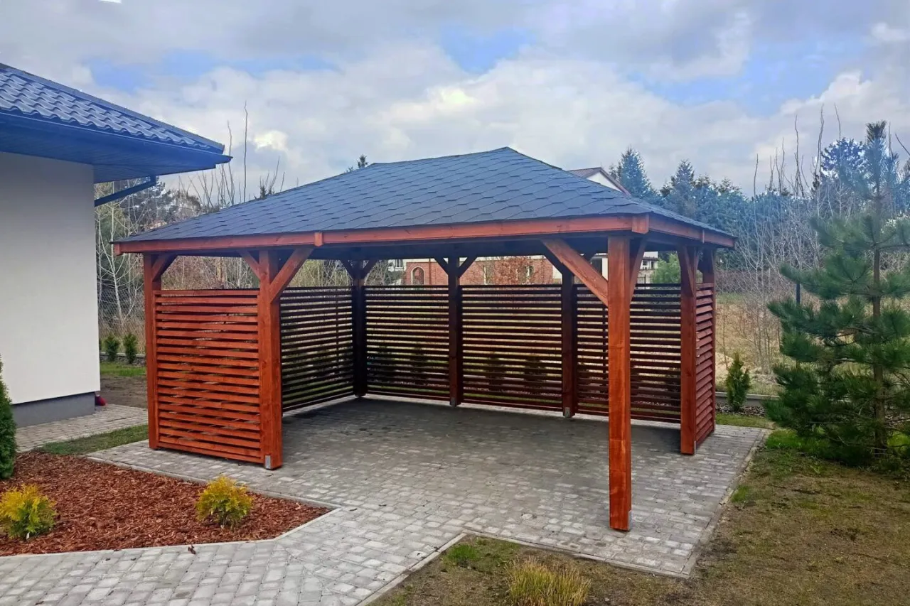 nowoczesne podłogi do altany inspiracje