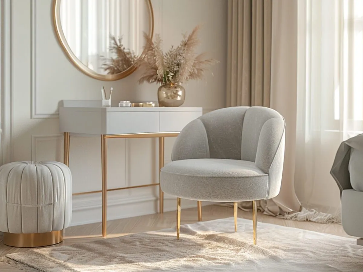 krzesło do toaletki ergonomia i styl