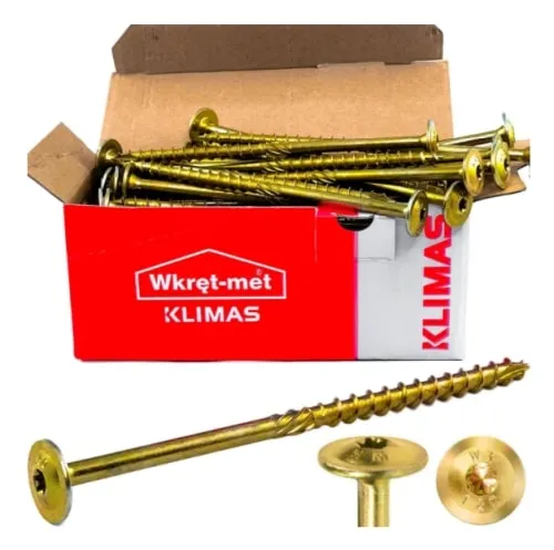 Rodzaje wkrętów ciesielskich do drewna