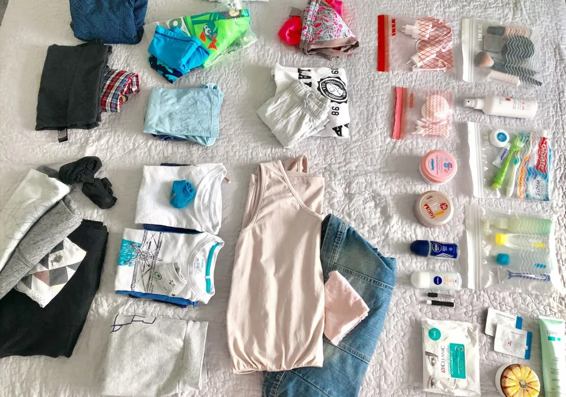 Romantyczny weekend pakowanie walizki essentials