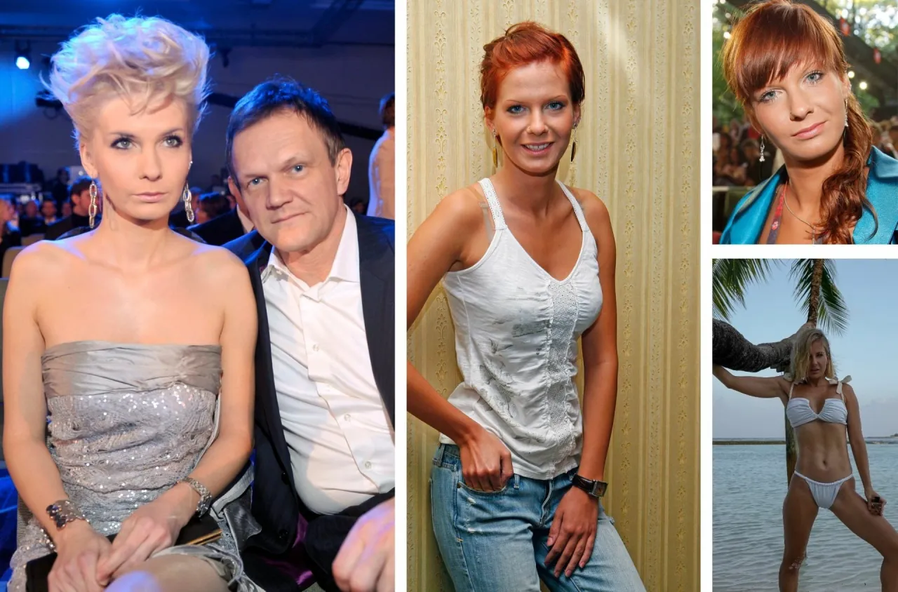 Edyta Pazura wiek: różne ujęcia kobiety, od eleganckich po plażowe.